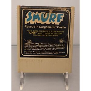 Smurf: Rescue in Gargamel's Castle - 1982 Atari 2600 - Cart Only Tested & Works